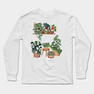 Plant Interior illustration 3 Long Sleeve T-Shirt